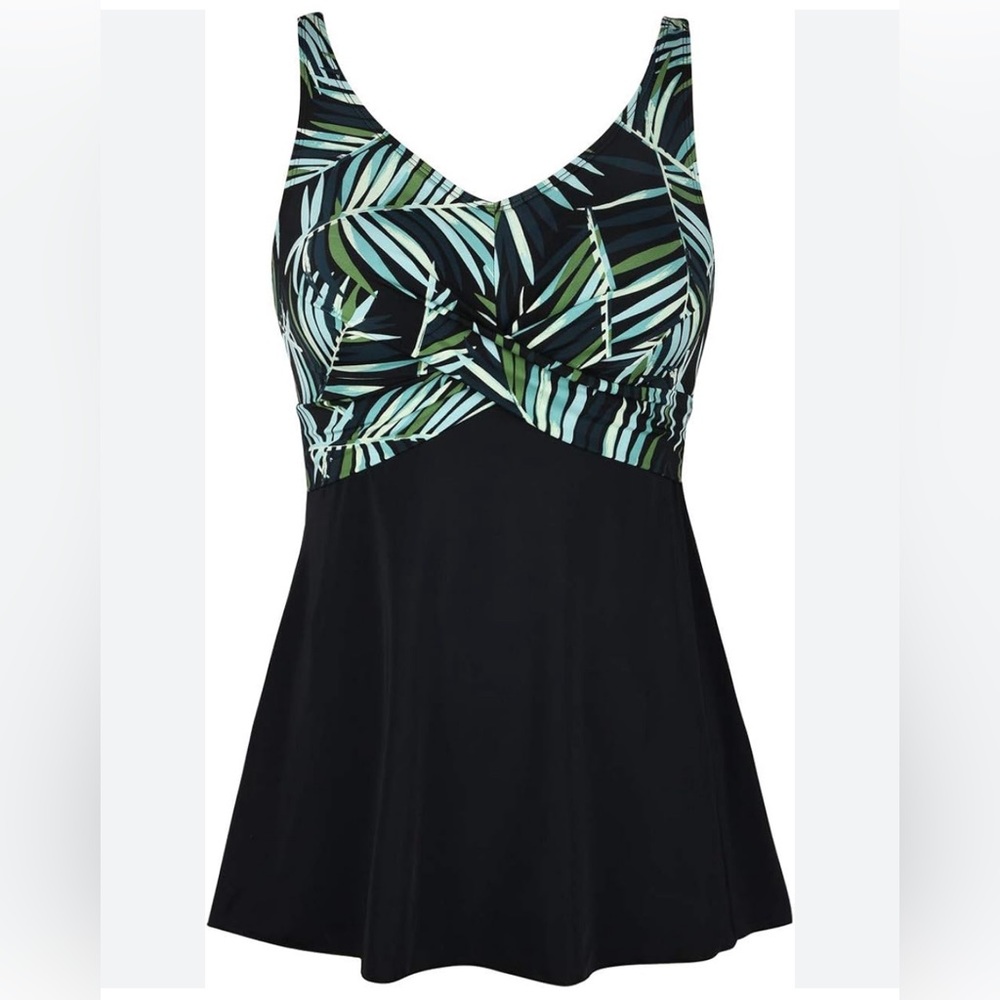NWT size 10 women’s swimsuit, one piece, tummy control